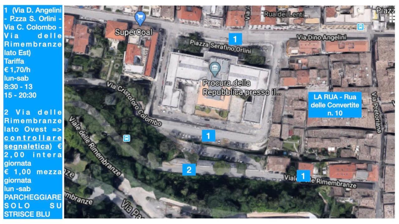 La Rua Lejlighed Ascoli Piceno Eksteriør billede